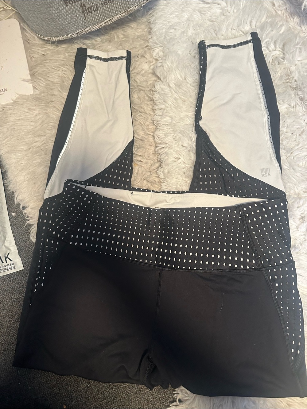 Victoria's Secret Black and White Performance Leggings